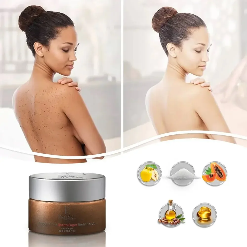 Predire Papaya Milk & Brown Sugar Body Scrub - Sealed New Retail $125